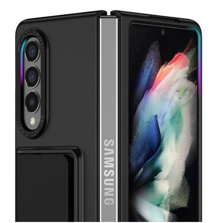 Husa de protectie Flippy, Pliere Tridimensionala, Multifunctionala, PC, pentru Samsung Galaxy Z Fold 4 5G, Negru