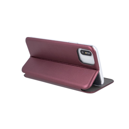 Husa de protectie Flippy compatibila cu Samsung Galaxy S10 Magnet Book Case Bordeaux