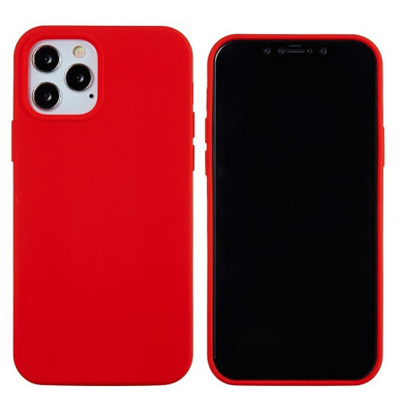 Husa protectie Flippy compatibila cu Apple iPhone 13 Mini Liquid Silicone Rosu