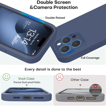 Husa de Protectie Matte TPU, Flippy, pentru OnePlus Nord CE3 Lite, Protectie Camera, Antisoc, Antizgariere, Antialunecare, Acoperire Completa, Albastru