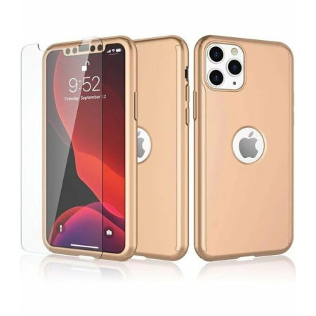 Husa de protectie Flippy compatibila cu Flippy Samsung A32 5G Full Cover 360 Auriu cu Folie de protectie inclusa