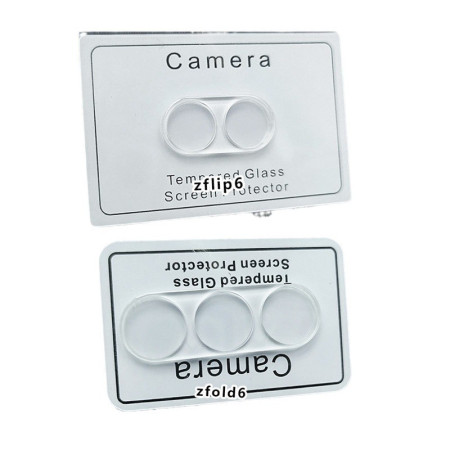 Folie Sticla pentru Camera, Flippy, Compatibila cu Samsung Galaxy Z Flip 6, 3D, Transparent