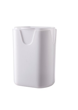 Feliator de Fructe si Legume, Flippy, Multifunctional, Taietor Manual, Inox, Plastic, pentru Bucatarie, Vertical, 13x9x8 cm, Alb