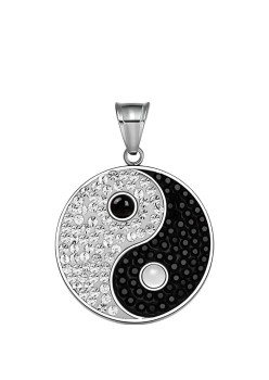 Pandantiv din Argint 925 Jolie Silver, Model Ying si Yang, 11 x 11 mm, 1.2 g