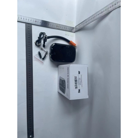 Pompa de Aer Wireless, Flippy, Portabila, 150 PSI, Pentru Anvelope si Mingi, Baterie 2000 mAh, Afisaj Digital, 12.7 x 8.5 cm, Negru