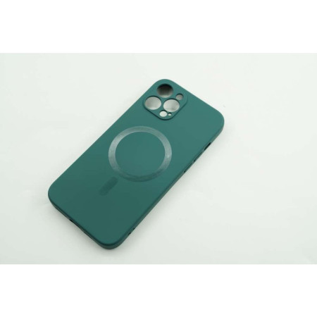 Husa protectie Flippy compatibila cu Apple iPhone 12 Pro Max Mag Safe Silicone Verde