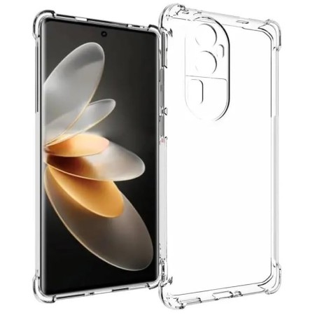 Husa protectie pentru Oppo Reno 8 5G, Flippy, TPU, Antisoc, Protectie colturi, Rezistenta la impact, 1.5 mm, Transparenta