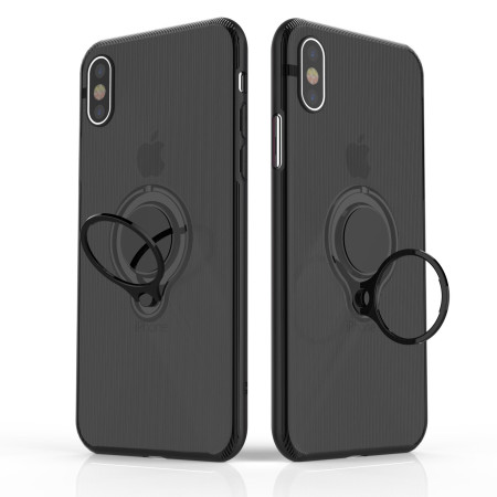 Husa Apple iPhone 6 Armor Ring cu inel magnetic Negru