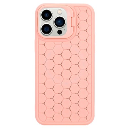 Husa de Protectie TPU, Flippy, pentru Samsung Galaxy S24 Ultra, 3D Cube, cu Inel, Protectie Camera, Antisoc, Antizgariere, Antialunecare, Acoperire Completa, Roz