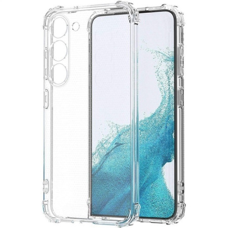 Husa de Protectie, Flippy, Compatibila cu Samsung Galaxy S24 FE, TPU Antisoc, Protectie Colturi, 1.5 mm Transparent