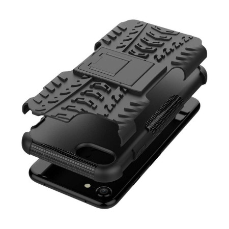 Husa protectie Flippy pentru Samsung S10 Lite Defender Model 3 cu Suport, Negru