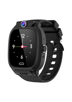 Ceas Smartwatch Flippy, Pentru Copii, Model Y36, cu Functie Telefon, 4G, Localizare LBS, Istoric Traseu, Monitorizare Spion, Apel Video, Rezistent la Apa, Negru