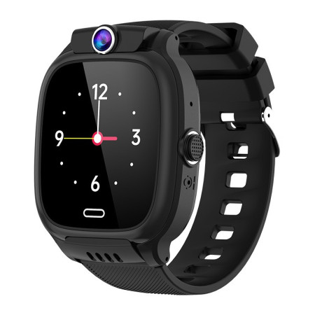 Ceas Smartwatch Flippy, Pentru Copii, Model Y36, cu Functie Telefon, 4G, Localizare LBS, Istoric Traseu, Monitorizare Spion, Apel Video, Rezistent la Apa, Negru