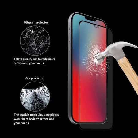 Folie Sticla securizata Flippy® compatibila cu Xiaomi Redmi Note 9 Pro Full Glue Negru