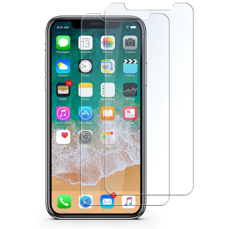 Folie Sticla Securizata Flippy, 9H, Transparenta HD, pentru Apple iPhone X/XS Transparent