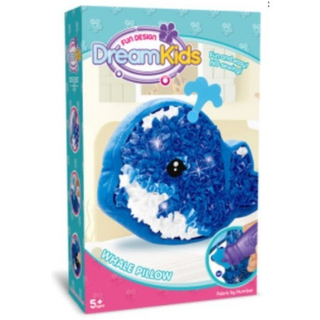 Set creatie perna pentru copii, Dream Kids, Delfin