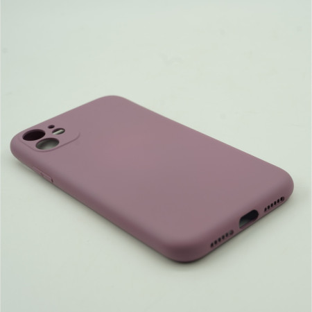 Husa protectie, Flippy, compatibila cu Apple iPhone 12 Pro Max Liquid Silicone Mov