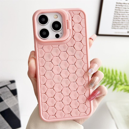 Husa de Protectie TPU, Flippy, pentru Samsung Galaxy S23, 3D Cube, cu Inel, Protectie Camera, Antisoc, Antizgariere, Antialunecare, Acoperire Completa, Roz