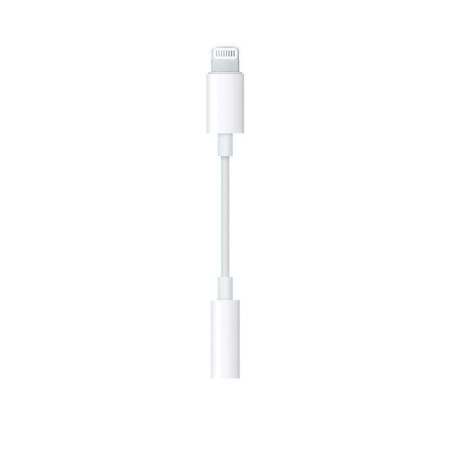 Adaptor Apple Jack 3,5 mm Lightning Original Alb