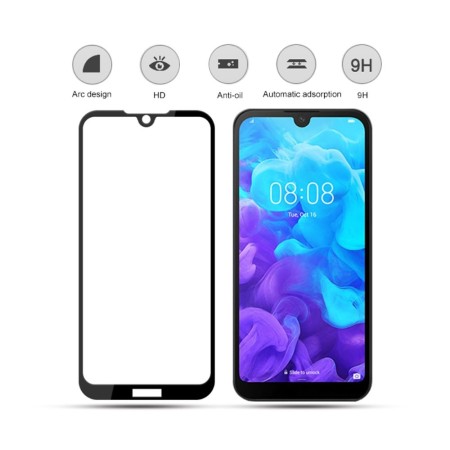 Folie Sticla Flippy® pentru Huawei Y5 2019 111D Negru