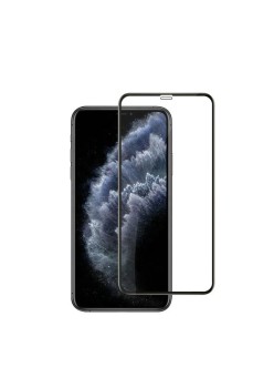 Folie Sticla Securizata Flippy compatibila cu Oppo Reno 3, Full Glue, Curbata, Lipici margine, Negru