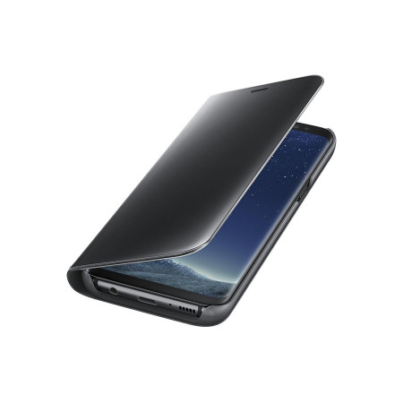 Husa de protectie pentru Samsung Galaxy S8 Plus Flip Cover Oglinda Negru