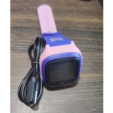 Ceas Smartwatch Flippy, Pentru Copii, LT31E-4G cu Functie Telefon, Localizare GPS, Istoric Traseu, Apel de Monitorizare, Camera, Mov/Roz