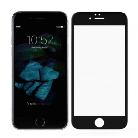 Folie Sticla Apple iPhone 8 Plus Full Face Negru