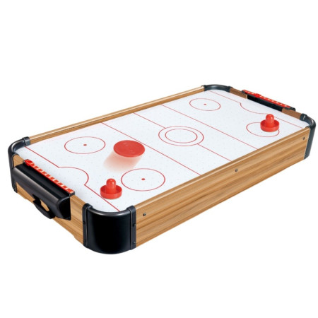 Masa Air Hockey Graffiti fara Picioare, Flippy, Lemn, 2 Pucuri, Tabela Scor, 2 Impingatoare, 76x38x9 cm, Maro