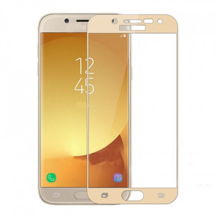 Folie Sticla Samsung Galaxy A5 2016 Full Face Auriu