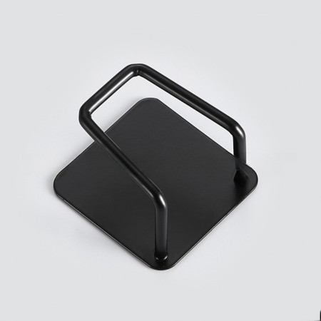 Organizator bucatarie Flippy cu adeziv, carlig-suport pentru burete, accesorii bucatarie, 5x5x3,5 cm, otel inoxidabil, negru