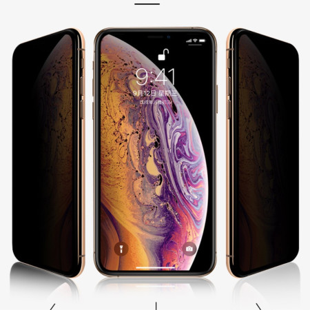 Folie Sticla Flippy® compatibila cu Apple Iphone Xs Max 111D Negru(aceeasi cu 11 pro max,Inactiv)