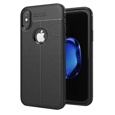 Husa Apple iPhone X Zore TPU moale Negru