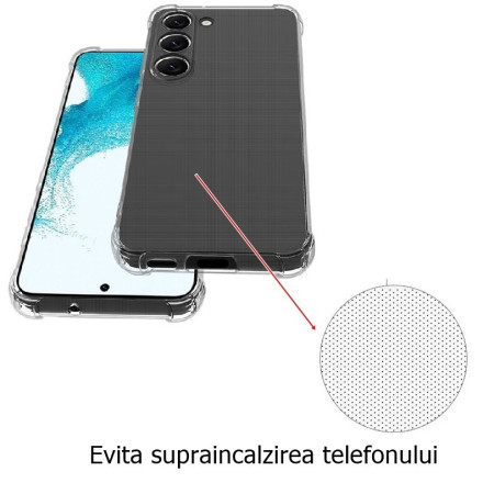 Husa de Protectie, Flippy, Compatibila cu Samsung Galaxy A35 5G, TPU Antisoc, Protectie Colturi, 1.5 mm Transparent