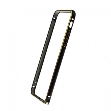 Bumper Metalic Apple iPhone 6/6S Negru