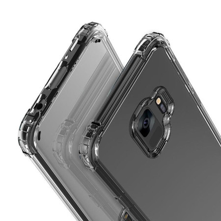 Husa de protectie pentru Samsung Galaxy S9 Tpu Antisoc Negru Transparent