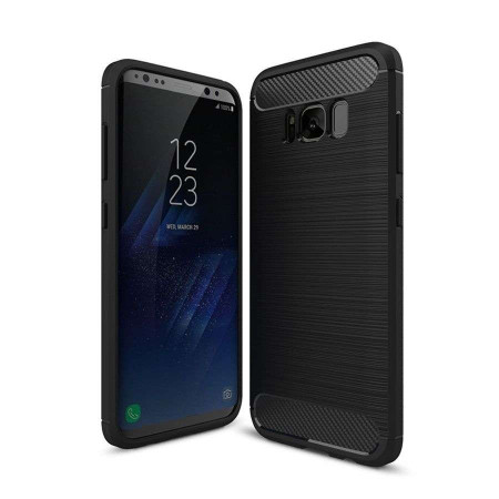 Husa Samsung Galaxy S8 Tpu, carbon, Negru