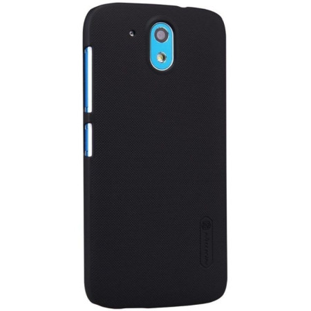 Husa HTC Desire 526 Nillkin Frosted Shield Negru + Folie de protectie