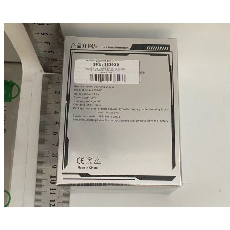 Mini Aparat de Ras Electric, Flippy, din ABS cu Fibra de Carbon, Portabil, Cap Rotativ Detasabil cu 2 Lame de Otel, Rezistent la Apa, Incarcare Type-C, Autonomie 45 min, Albastru