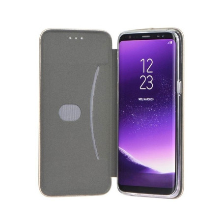 Husa de protectie Flippy compatibila cu Samsung Galaxy A50 Magnet Book Case Roz-Auriu