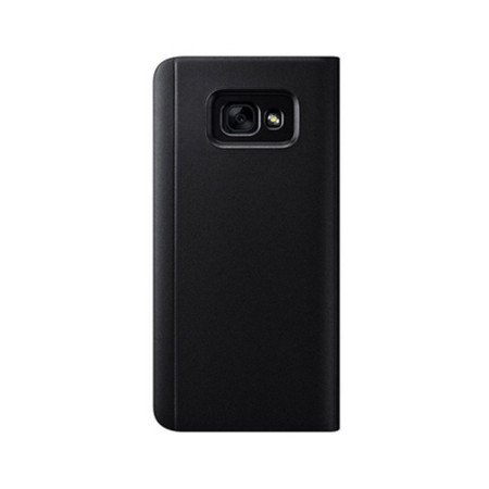 Husa Samsung Galaxy A6 2018 Flip Cover Oglinda Negru