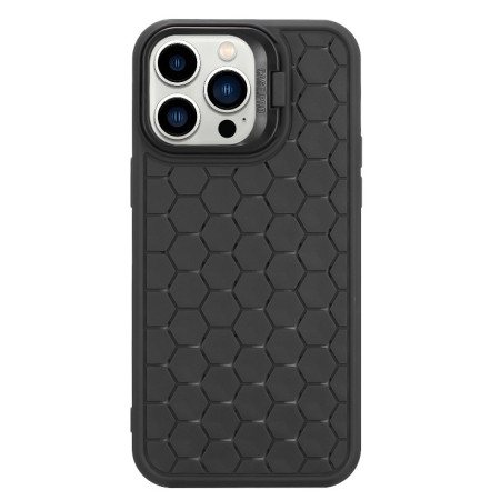 Husa de Protectie TPU, Flippy, pentru Samsung Galaxy S23 Ultra, 3D Cube, cu Inel, Protectie Camera, Antisoc, Antizgariere, Antialunecare, Acoperire Completa, Negru