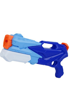 Pistol cu Apa pentru Copii, Rezervor, Pentru Piscina/Plaja, Flippy, 6ani+,  3 duze, Albastru, 770ML