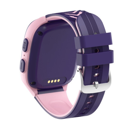 Ceas Smartwatch Flippy, Pentru Copii, LT31E-4G cu Functie Telefon, Localizare GPS, Istoric Traseu, Apel de Monitorizare, Camera, Mov/Roz