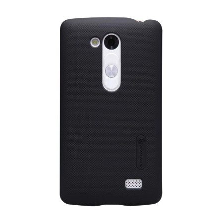 Husa LG L Fino D295 Nillkin Frosted Shield Negru + Folie de protectie