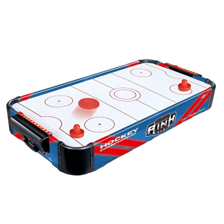 Masa Air Hockey Graffiti fara Picioare, Flippy, PVC, 2 Pucuri, Tabela Scor, 2 Impingatoare, 76x38x9 cm, Albastru