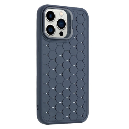 Husa de Protectie TPU, Flippy, pentru Apple iPhone 14 Pro Max, 3D Cube, cu Inel, Protectie Camera, Antisoc, Antizgariere, Antialunecare, Acoperire Completa, Albastru