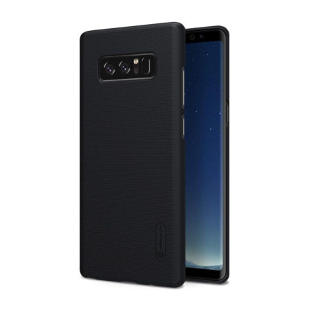 Husa Samsung Galaxy Note 8 Nillkin Frosted Shield Negru + Folie de protectie