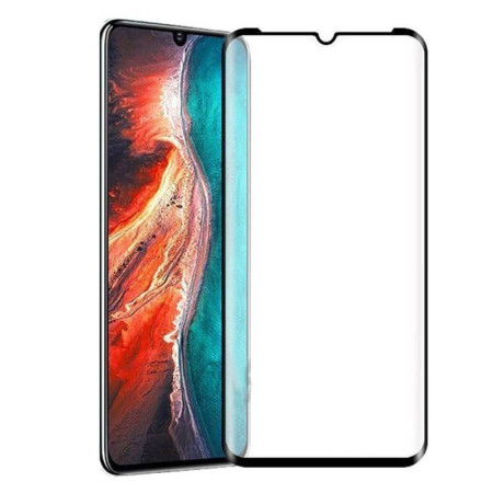 Folie Sticla Curbata, compatibila cu Huawei P30 Pro Full Face Negru, Flippy