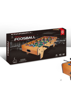 Masa de Fotbal cu Teren si 18 Jucatori Flippy, 6 Manere, cu Tablou pentru Scor, din Metal, Lemn si ABS, 69 x 36.5 x 23 cm, cu Picioare, pentru copii/adulti